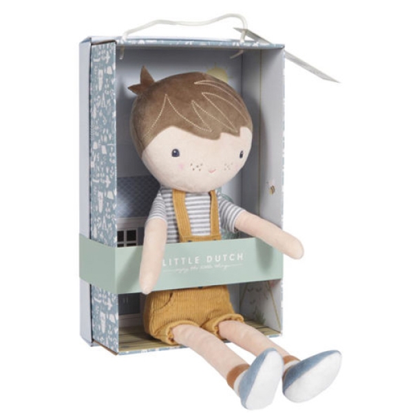 Kuschelpuppe Jim 35cm von Little Dutch